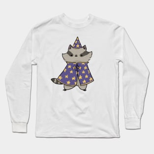 Raccoon Wizard Long Sleeve T-Shirt